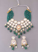 Emerald Reema Kundan Jewellery Set