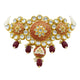 Gold Kundan Mina Jewellery Set