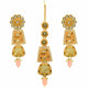 Gold Kundan Mina Jewellery Set