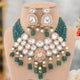 Emerald Reema Kundan Jewellery Set