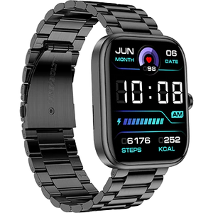 GW-Encore redefines smart wearables with its stunning 46.5mm (1.83" inch) screen display, 240x280 PPI resolution, Bluetooth calling, and its bold stainless steel design.