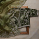 Beautiful Look Green Colored Heavy Blouse Embroidery Saree With Blouse