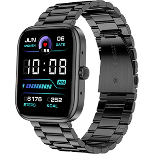 GW-Encore redefines smart wearables with its stunning 46.5mm (1.83" inch) screen display, 240x280 PPI resolution, Bluetooth calling, and its bold stainless steel design.