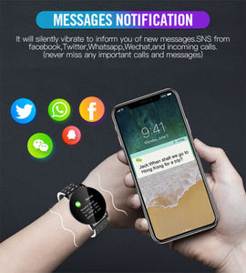 GOOD WATCH-Smart Watch Touch Bluetooth Heart Rate Fitness Sport Waterproof For Android iOS