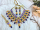 Kundan and Meenakari with Floral Design Necklace Set