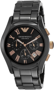 GOOD WATCH-Emporio Armani Men's ARg450 Black Chronograph Dial Watch