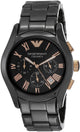 GOOD WATCH-Emporio Armani Men's ARg450 Black Chronograph Dial Watch