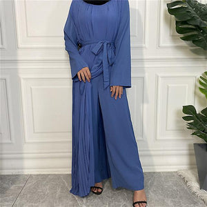 Musulman De Mode Abaya Dubai Fashion Jumpsuit Dress Turkey Kaftan Islam Clothing Caftan Arabic Muslim