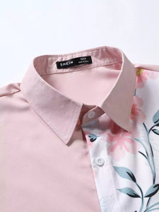 CORDS PEACH HALF Design Mens Half Sleeves Premium Cords Cotton Material