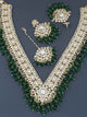 Emerald Gracia Kundan Jewellery Set