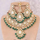 Emerald Jiya Kundan Jewellery Set