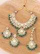 Emerald Jiya Kundan Jewellery Set