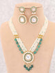 Emerald Siddhiksha Kundan Jewellery Set