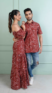 Red Hibiscus Couple