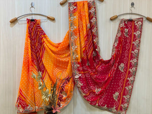 Oshin Bandhani Saree