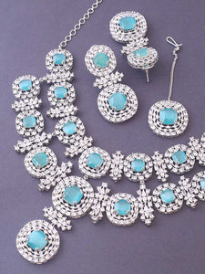 Turquoise Teresa Zirconia Jewellery Set