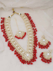 Red Gracia Jewellery Set