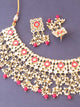 Red Samaria Kundan Jewellery Set