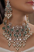 Regal Polki Pearl Green Bridal Set
