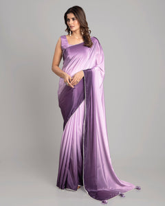 Stylish Ombre Bollywood Designer Silk Saree