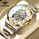 2023 New Genuine Brand Men's Watch Waterproof Luxury Fashion Hollow Automatic Mechanical Watch Luminous Stainless Steel Watch Gif