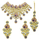 Gold  Kundan Design Choker Necklace Set For Women