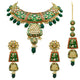 Gold Kundan Mina Jewellery Set