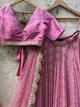 Pink Georgette Zari Lehenga, Indian Designer Lehenga, Wedding Lehenga,