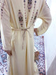 Moroccan Caftan - Traditional Embroidered White Kaftan Dress ,Women's Caftan, Caftan Kaftan Abaya Wedding Robe Takchita 2 Pieces Standard