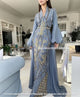 Moroccan Dubai Kaftan Arabic Abaya Maxi Hand Beaded Caftan Farasha Floor Length Party Wear Wedding Gown Beach Stylish Jalabiya Women Dress