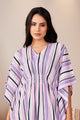 STRIPES Printed Kaftan Loungewear