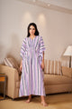 STRIPES Printed Kaftan Loungewear