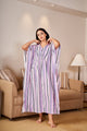 STRIPES Printed Kaftan Loungewear