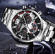 GOOD WATCH-Men’s Stainless Steel Watches Luxury Quartz Wristwatch