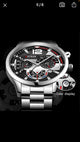 GOOD WATCH-Men’s Stainless Steel Watches Luxury Quartz Wristwatch