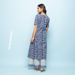 Rang Deep Women Set of Indigo Cotton Kurta with Palazzo