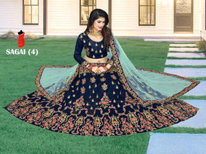 TAPETTA SILK EMBROIDERED LEHENGA CHOLIS