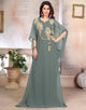 Woman Georgette Arabic Evening Gowns