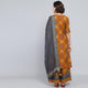 Rang Deep Ochre  Print Cotton Set of Kurti With Plazzo & Dupatta