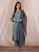 Women Cotton Flex Kurta Set With Chiffon Dupatta