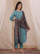 Women Cotton Flex Kurta Set With Chiffon Dupatta