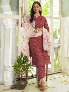 Women Pure Cotton Kurta With Pajama